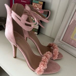 Pink high heels